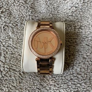 Rose Gold MK Watch